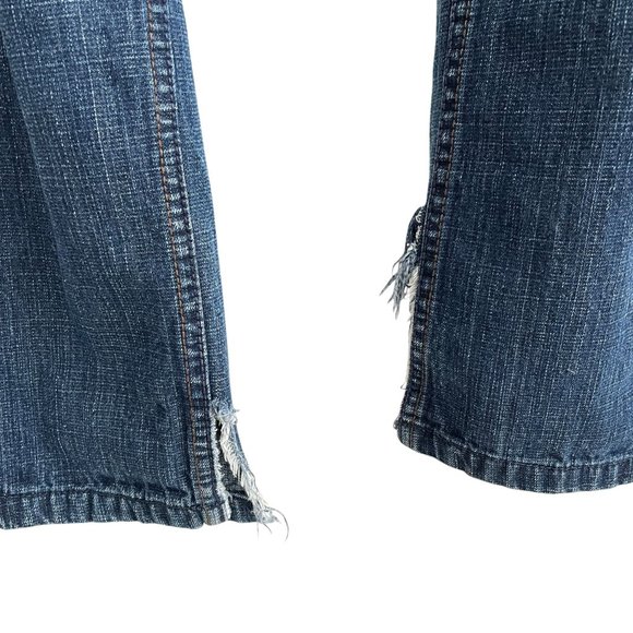 Southpole Baggy Fit Distressed Jeans 90s Y2K Vintage 30x30 Embroidered Edgy - Picture 14 of 15